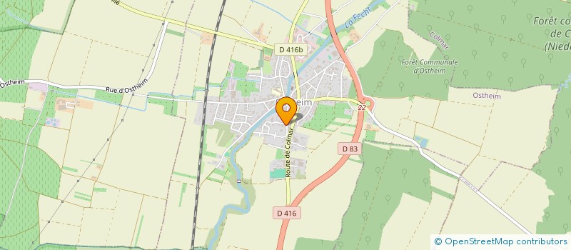 localisation de l'entreprise EC COMPTA FINANCE  OSTHEIM