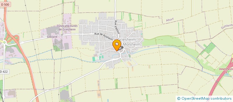 localisation de l'entreprise EC CONCIERGERIE  GRIESHEIM-PRES-MOLSHEIM