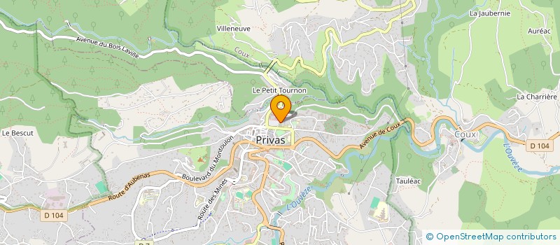 localisation de l'entreprise EC CONDUITE PRIVADOISE BREYSSE RIEU à PRIVAS