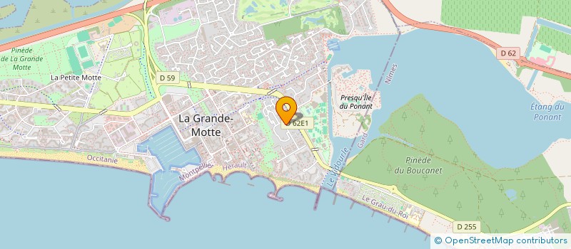 localisation de l'entreprise EC CONSEIL  LA GRANDE-MOTTE