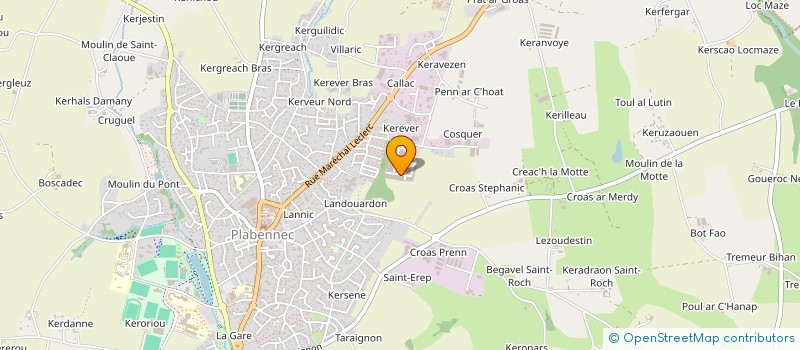 localisation de l'entreprise EC CONSEILS & PILOTAGE  PLABENNEC