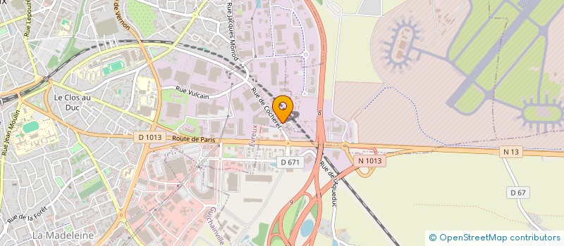 localisation de l'entreprise EC CONSTRUCTEUR à EVREUX