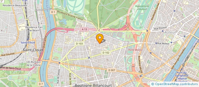 localisation de l'entreprise EC CONSULTANTS  BOULOGNE-BILLANCOURT