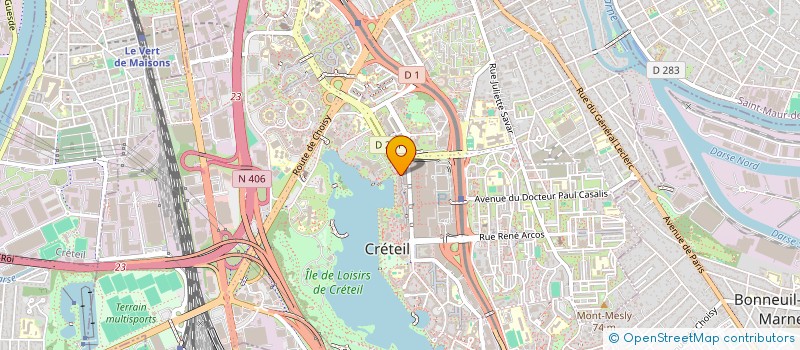 localisation de l'entreprise EC CONSULTING  CRETEIL