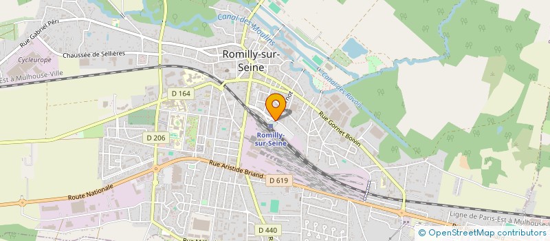 localisation de l'entreprise EC CONSULTING à ROMILLY-SUR-SEINE