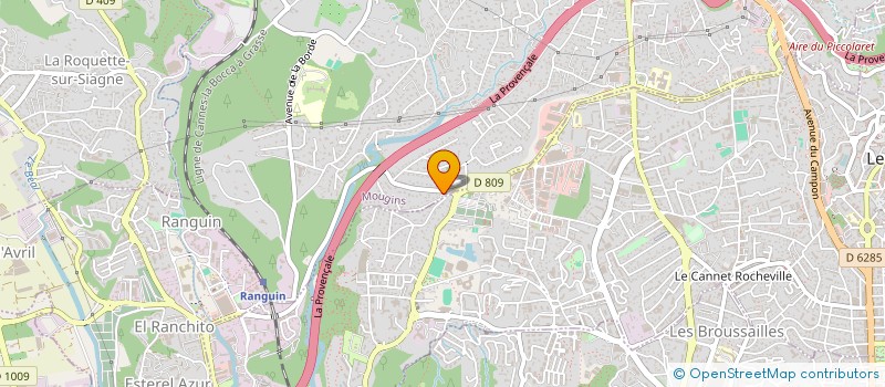localisation de l'entreprise EC DEVELOPPEMENT à MOUGINS
