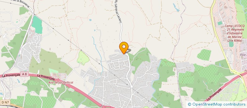 localisation de l'entreprise EC'EAU CLIMATISATION PLOMBERIE  PUGET-SUR-ARGENS