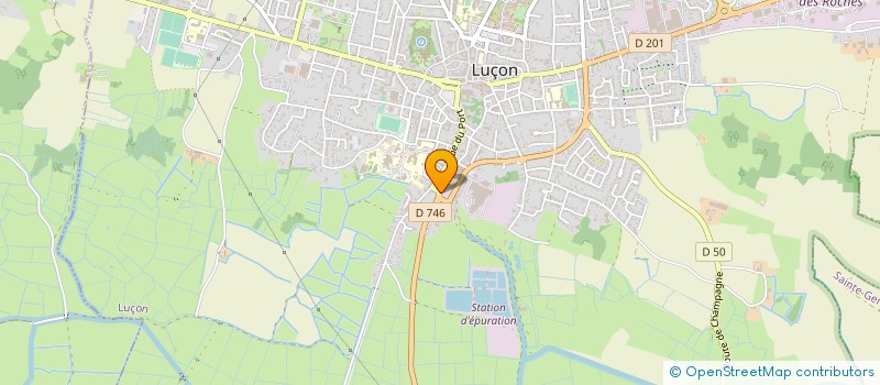 localisation de l'entreprise EC'EAU ENERGIE à LUCON
