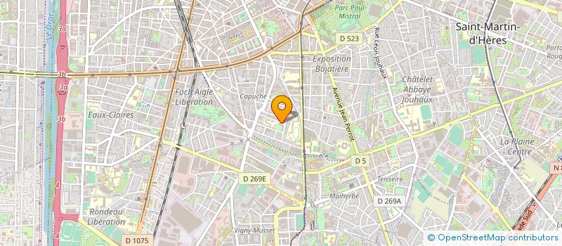 localisation de l'entreprise EC'EAU ENVIRONNEMENT à GRENOBLE