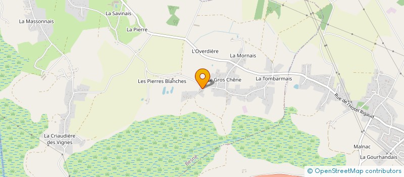 localisation de l'entreprise EC'EAU ET CONTROLES DE L'ATLANTIQUE  BESNE