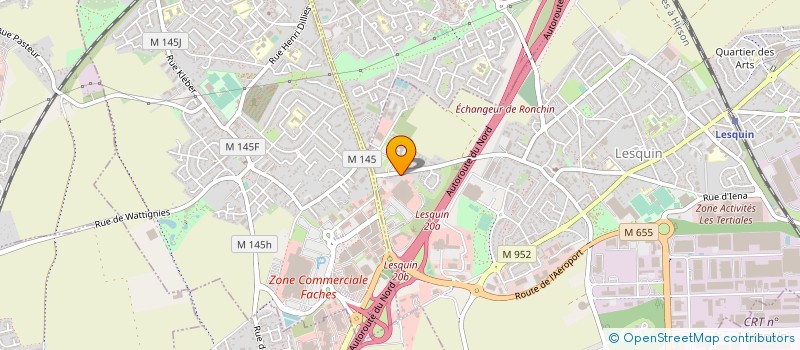 localisation de l'entreprise EC'EAU HABITAT à LESQUIN