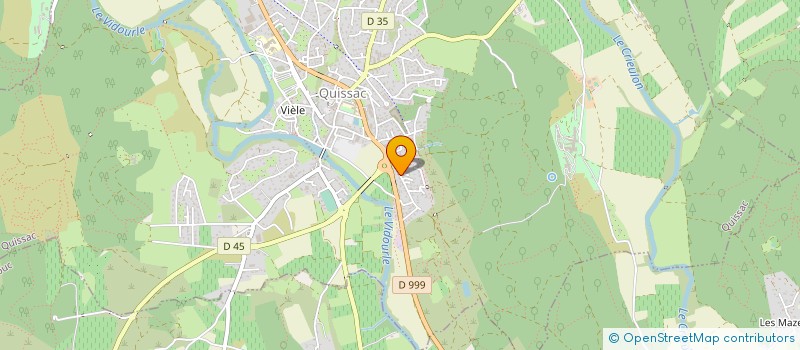 localisation de l'entreprise EC'EAU SARL à QUISSAC