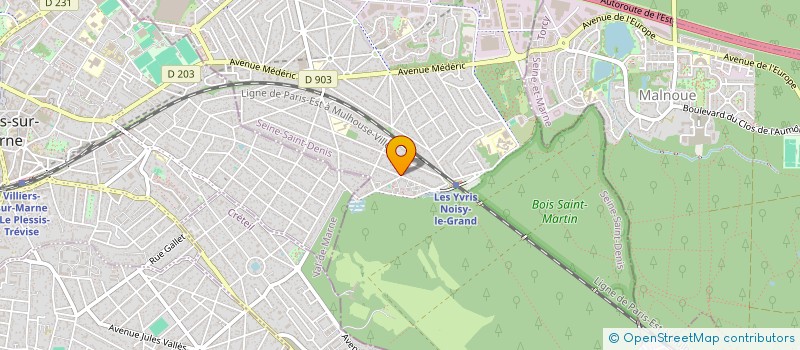 localisation de l'entreprise EC ENERGIE  NOISY-LE-GRAND