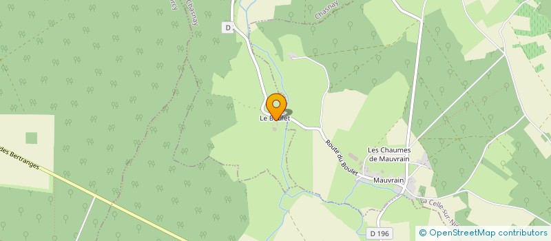 localisation de l'entreprise EC ENERGIE SAS  CHASNAY