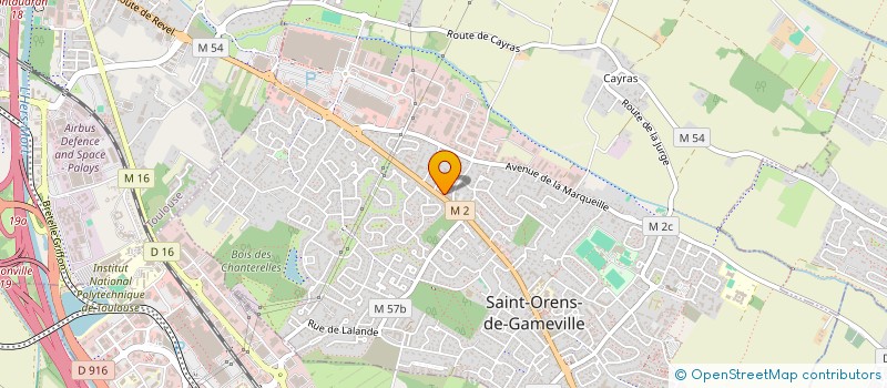 localisation de l'entreprise EC ESTHETIC à SAINT-ORENS-DE-GAMEVILLE