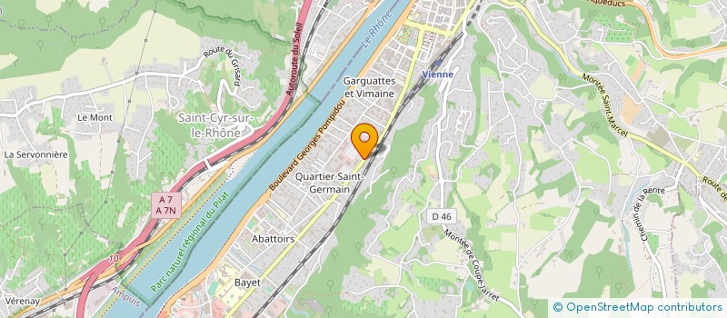 localisation de l'entreprise EC FINANCE à VIENNE