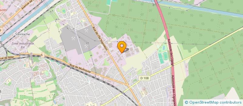 localisation de l'entreprise EC FINANCES  RIXHEIM