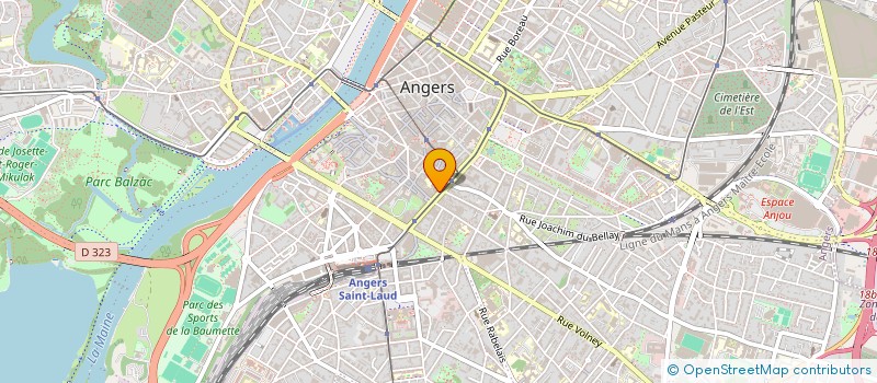 localisation de l'entreprise EC FOCH à ANGERS