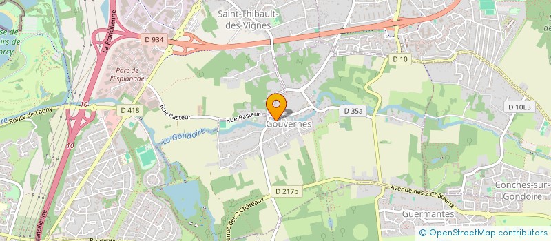 localisation de l'entreprise EC(H)O INGENIERIE  GOUVERNES