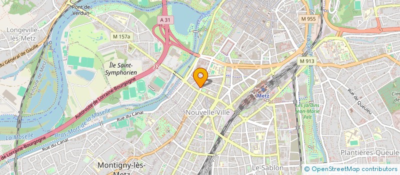 localisation de l'entreprise EC HOLDING  METZ