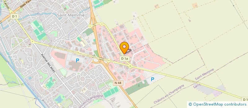 localisation de l'entreprise EC IMMO  SAINT-MEMMIE