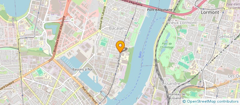 localisation de l'entreprise EC IMMO  BORDEAUX