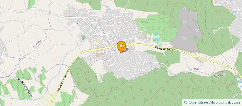 localisation de l'entreprise EC-IMMO  CAVEIRAC