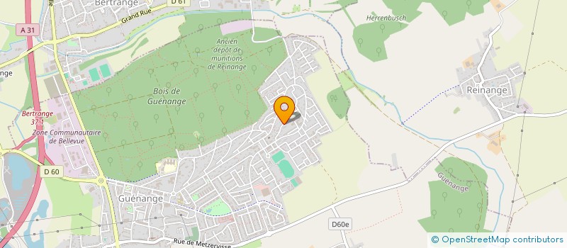 localisation de l'entreprise EC IMMO  GUENANGE