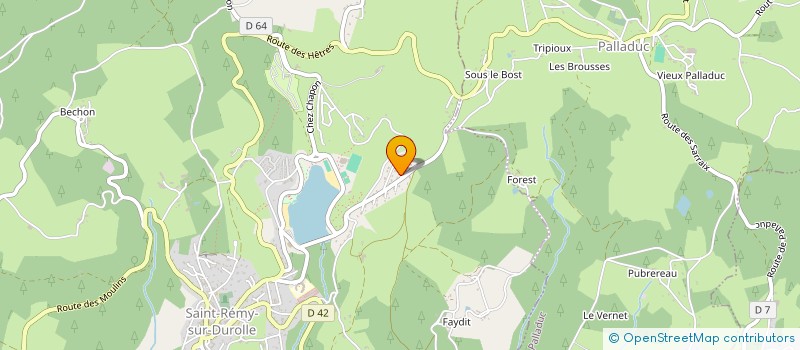 localisation de l'entreprise EC IMMO  SAINT-REMY-SUR-DUROLLE