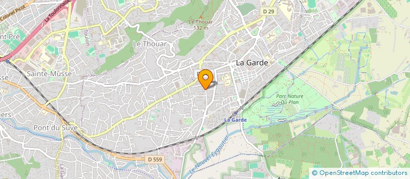 localisation de l'entreprise EC IMMOBILIER à LA GARDE
