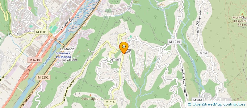 localisation de l'entreprise EC INVEST  COLOMARS