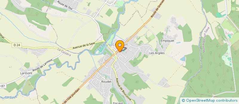 localisation de l'entreprise EC INVEST  LEVIGNAC