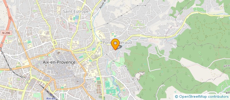 localisation de l'entreprise EC INVEST à AIX EN PROVENCE