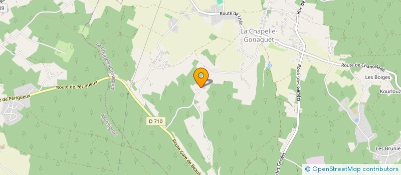 localisation de l'entreprise EC INVESTISSEMENTS  LA CHAPELLE-GONAGUET