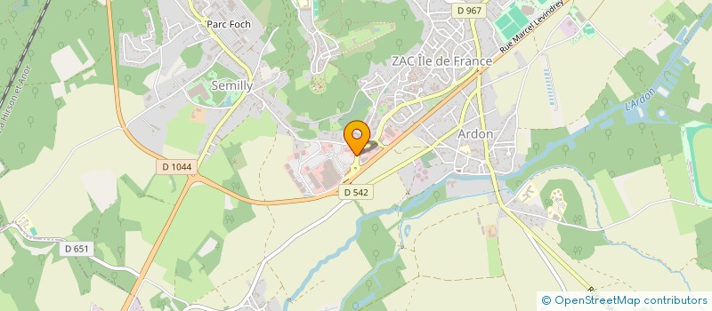 localisation de l'entreprise EC LAON  LAON