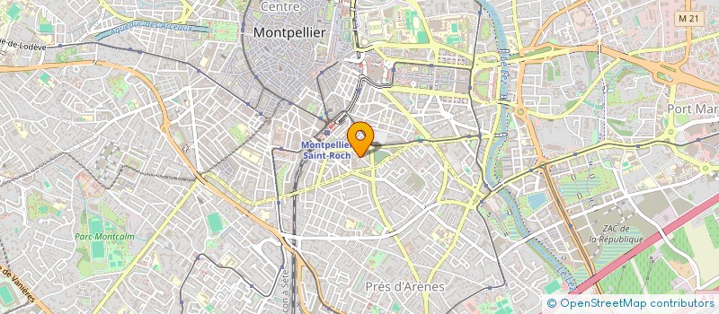 localisation de l'entreprise EC LIBRE SAINTS FRANCOIS à MONTPELLIER