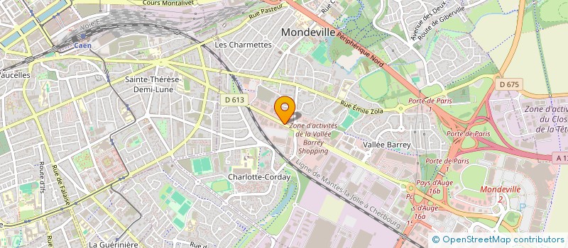 localisation de l'entreprise EC LYNDON à MONDEVILLE