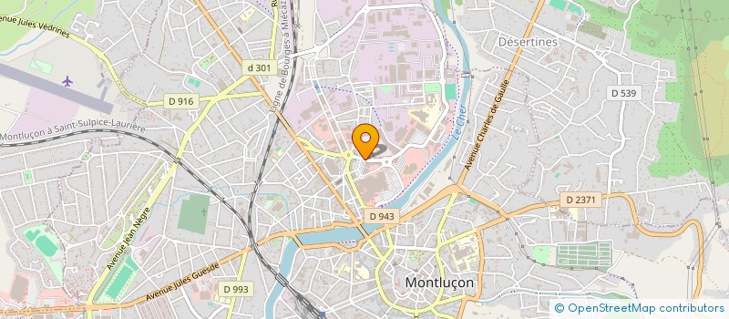 localisation de l'entreprise EC MONTLUCON à MONTLUCON