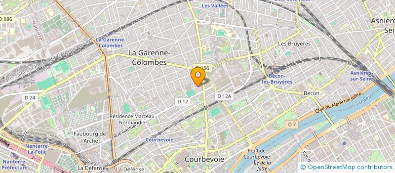 localisation de l'entreprise EC OFFSET à COURBEVOIE