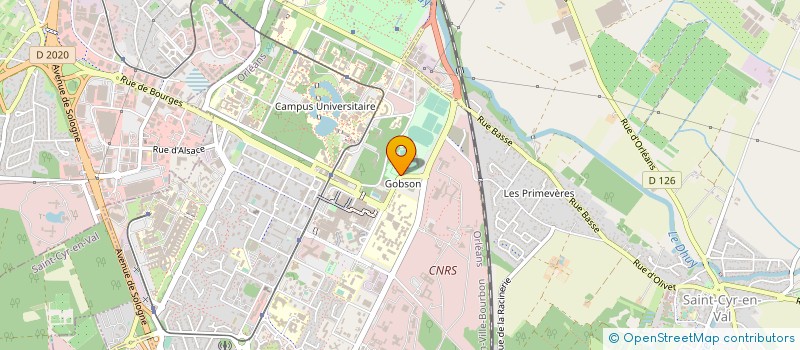 localisation de l'entreprise EC ORLEANS-CJF ATHLETISME à ORLEANS