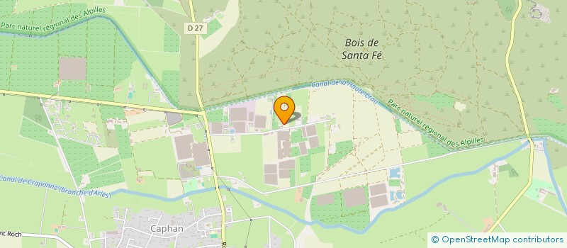 localisation de l'entreprise EC PRODUCTION à SAINT MARTIN DE CRAU