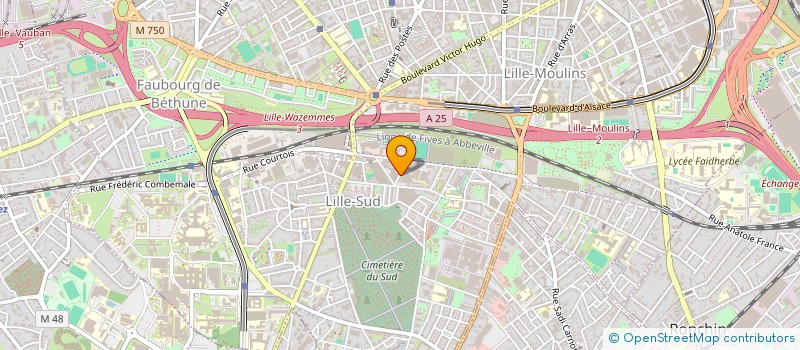 localisation de l'entreprise EC PROFESSIONS à LILLE