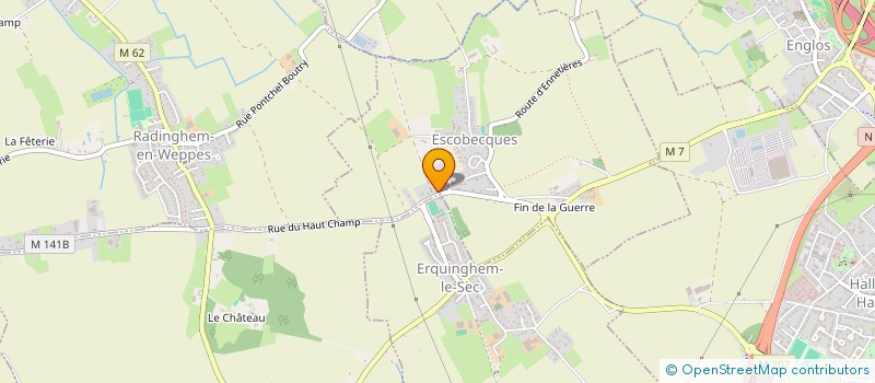 localisation de l'entreprise EC TERRA à ESCOBECQUES