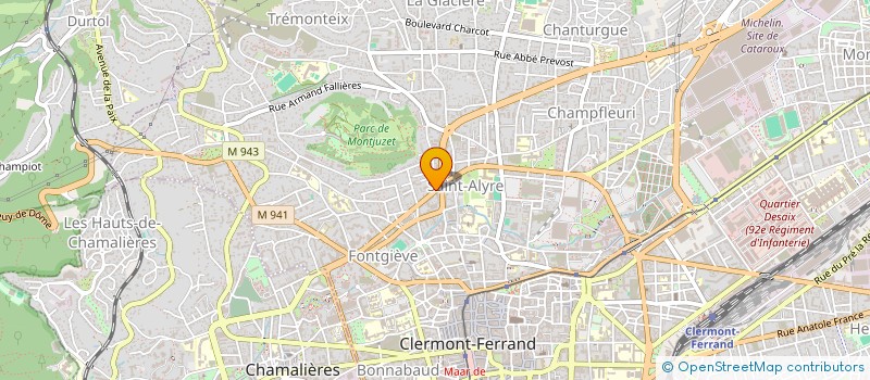 localisation de l'entreprise EC TRES MERY à CLERMONT-FERRAND