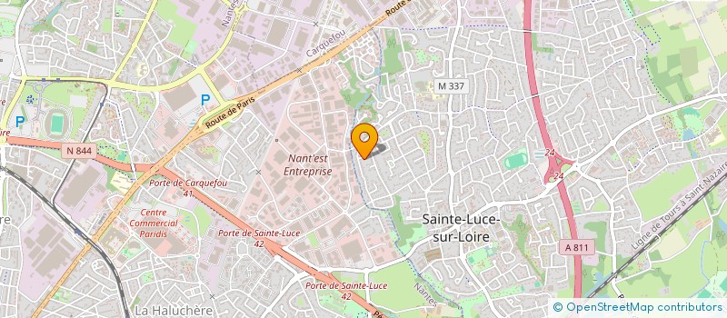 localisation de l'entreprise EC VALSIM  SAINTE-LUCE-SUR-LOIRE