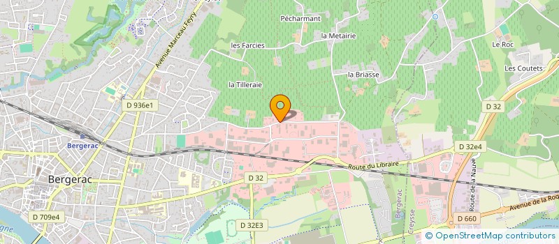 localisation de l'entreprise EC0LE SUPERIEURE DU SUPPLY CHAIN MANAGEMENT à BERGERAC