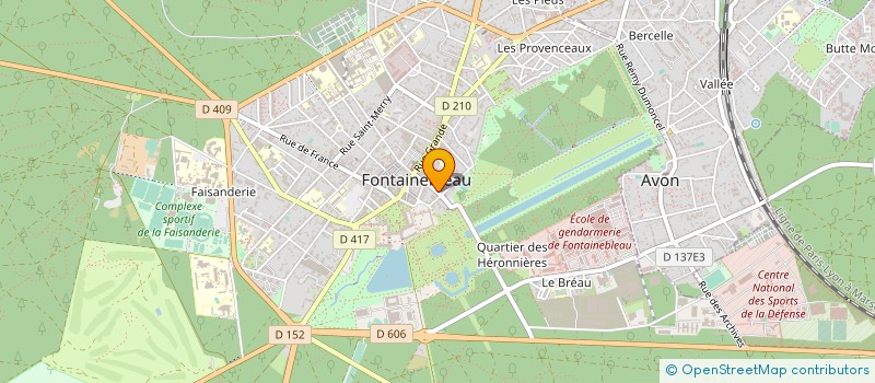 localisation de l'entreprise EC2 à FONTAINEBLEAU
