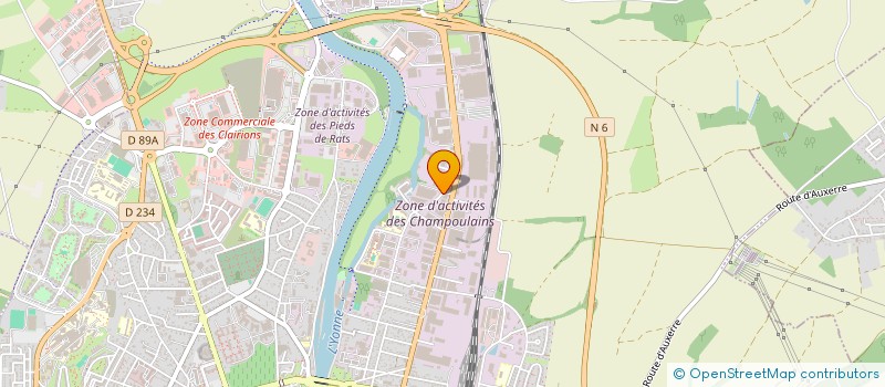 localisation de l'entreprise EC2 COW à AUXERRE