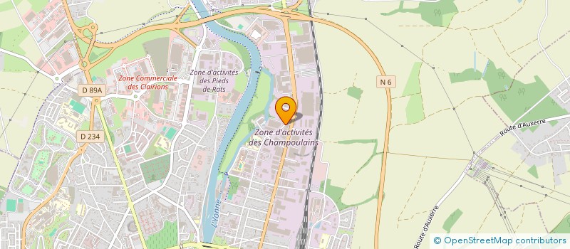 localisation de l'entreprise EC2 GROUP à AUXERRE