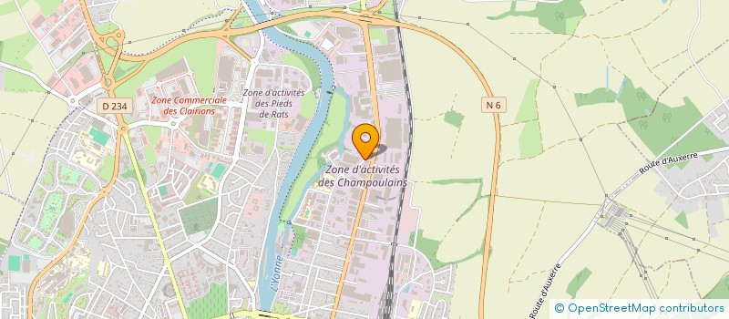 localisation de l'entreprise EC2 LEGACY à AUXERRE